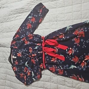 Pink Owl Bird Print Dress